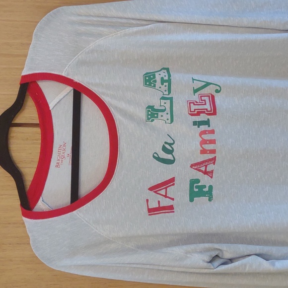 FLASH SALE 🎄🎄 +SZ NWT 2PC. Christmas PJ'S SZ 1X By Brighten The Season - Picture 3 of 11